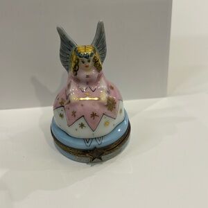 Limoges “tooth fairy” Trinket Box